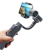 AAXYZX 3-Achs-Gimbal-Stabilisator Compatible with iPhone 12 11 Pro max x xr xs Smartphone Vlog Youtuber Live-Video-Rekord mit Sport-Inzeptionsmodus Face-Objekt-Tracking-Bewegungs-Z