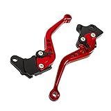 FangFang Motorrad CNC Aluminium Einstellbare Bremsen-Kupplungs-Hebel-Qualitäts-Lenker Kupplung gepasst for Yamaha WR 125X 2011-2015 2014 2013 2013 (Color : Red)