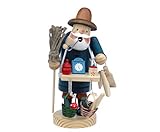 Räuchermännchen Hausierer mit Bauchladen Weihnachtsdeko Rauchfigur Xmas Figur Weihnachtsgeschenkidee Räucherfigur Dekofigur für W