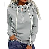 BDCUYAHSKL Herbst Und Winter Neuer Damenmantel Mit Mittlerem ReißVerschluss Aus Fleece Mit Kap