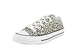 Converse Womens Archive Print Chuck Taylor All Star Cheetah Low Black/Driftwood/Light Fawn Sneaker - 8 Men - 10 W