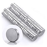 Omnicube - Runde N35 Neodym Magnete Extra Stark (50 Stück) | 5x1mm Starke Magnete | Geeignet für Magnettafeln, Kühlschränke, Whiteb