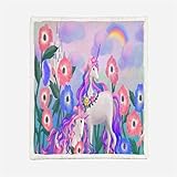 Flauschige Sherpa Kuscheldecke – Farbiges Pony Hochwertige Wohndecke, für besseren Schlaf, Super weiche Fleecedecke als Sofaüberwurf oder Wohnzimmerdecke, Dekoration, 130 x 150