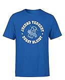 Jugend vergeht Durst bleibt Herren T-Shirt mit Spruch Bierspruch Partyspruch Fun Shirt, Blau, Größe: X-Larg