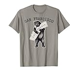 I Love California Shirt Art-Vintage Cali Bear San Francisco T-S