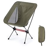ADSE Camping Stuhl Ultraleichter tragbarer Klappstuhl Reiserucksack Entspannungsstuhl Picknick Strand Outdoor Angelstuhl Unterstützung 120KG