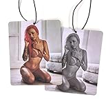 SEXY Michelle Duftbaum fürs Auto Lufterfrischer Air Freshener - Dub (2er Pack Duft: Ice)