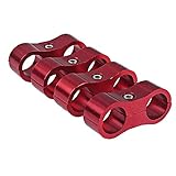 Schlauchabscheider Clamp An6 Aluminium-Kraftstoffleitung-Montage-Trennklemme für Ölbremsrohr 4pcs rob