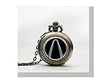 Borderlands Game Anhänger Taschenuhr, Borderlands Game Halskette Taschenuhr Charm, Borderlands Game Anhänger Taschenuhr Glasfliesen Schmuck, Glas Borderlands Game Watch, Borderlands Gamep