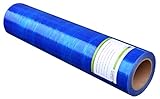 Colorus Premium Glasschutzfolie 50 cm x 100 m | Fensterschutzfolie selbstklebend blau 50 my | Oberflächenschutzfolie selbsthaftend | Selbstklebende PE-Folie UV beständig | M