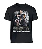 Sean Connery James Bond 007 Thank You for The Memories 3 Shirt Black M