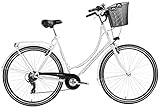 28 Zoll Damen City Rad Holland Fahrrad Bike CITYFAHRRAD DAMENFAHRRAD HOLLANDFAHRRAD HOLLANDRAD DAMENRAD Rad Bike Shimano 7 Gang Beleuchtung STVO Paradise S 2020 Weiß