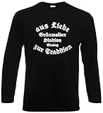 1860 Herren Longsleeve T-Shirt Grünwalder Stadion Giesing SECHZIG XL