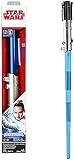 ZXCVBN Star Wars Teleskop-Lichtschwert mit Sound und LED-Licht Das Sith-Lichtschwert Mace Windu Electronic Scream Sabre für Jungen Mädchen Cosplay fü