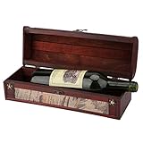 Bediffer Tragetasche für Weinflaschen, Weinbox, Weinbox, Rot, 1 F