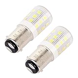 B15D LED 230V, 5W Kaltweiß 6000K, 35W Halogen-Equivalent, Bajonett LED-Birnen, für Nähmaschine Lampe, Pendelleuchten (2er Pack)