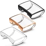 Vancle 3 Pack Schutzhülle Kompatibel mit Fitbit Charge 3 / Charge 4 Schutzfolie Hülle, TPU Ultradünner Stoßfestes Vollschutz Gehäuse Schutz Hülle für Charge 3/Charge 4
