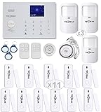 GSM / WLAN Alarmanlagen Komplettsystem, TECPEAK Alarm Kit Haus, Haussicherheits S