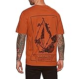 Volcom Herren Bone Section BSC Ss T-Shirt mit kurzen Ärmeln, Braun (Burnt Ochre), S