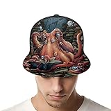 Unisex Baseball Cap Opa Octopus 3D Druck Snapback Caps Einstellbare Mesh Hut Trucker Hüte Schw