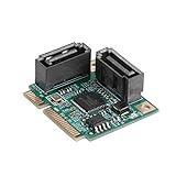 lifebea Computer-Grafikkarten 2 Mini-Port In SATA 3.0-Festplatten-Erweiterungskarte Mit Kabelband-PC-Erweiterungskarte Und-Slot Grafikk