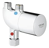 GROHE Grohtherm Micro | Spezialarmaturen - Thermischer Verbrühschutz/Untertischthermostat |chrom |34487000