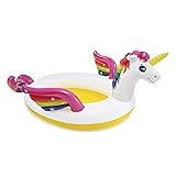 Intex 57441 Schimmbad mit Fontäne Einhorn Planschbecken 'Unicorn' 272 x 193 x 104