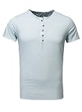 KEY LARGO Herren MT Lemonade T-Shirt, Sky Blue (1215), L