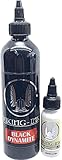 VIKING INK Tinte KIT BLACK DYNAMITE 120ml + WHITE ULTRA 30ml - Tätowierfarb