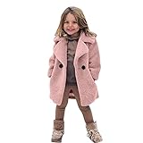 PZHHZPING Übergangsjacke Kinder Mädchen Jeansjacke Baby Jacke Parka Mantel Herbst Jeans Winterjacke Wintermantal Herbstjacke Herbstmantal Daunenjacke Babyjacke Steppjacke Plüschjacke Fleecejack