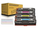 Amla 1 Schwarz Toner Kompatibel mit 125A 128A 131X 131A CB540A CF210X CE320A für HP CM1312n CM1312nfi CM1415fn CM1415fnw CP1217 CP1514n CP1515n CP1518ni CP1525n CP1525nw M251n M276n M276nw mehr (1×BK)