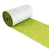 Tischband Ornament grün | Tischläufer | Tischdecke | 20 m lang | 20 cm breit | Premium Airlaid (stoffähnlich) | hochwertige Tischdeko für Hochzeit, Geburtstag, Kommunion, Feiern | made in Germany