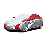 QSJY Autoabdeckung Winter Vollgarage Stoff, Passt Audi A3, Autoplanen Stabilen Eindruck (Color : C, Size : 175 x 70.7 x 55.8 inch)