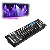 BTdahong 192 Kanäle DMX512 Controller Konsole DMX-Lichtsteuerpult Steuerung Rack für LED Bühnenlicht Lichtsteuerungen Disco Party