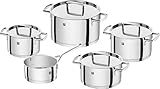 ZWILLING Kochtopf-Set, 5-tlg., 4 Deckel, Induktionsgeeignet, Edelstahl,