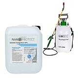 Nanoprotect Essigsäure 60% | 10 kg inkl. Drucksprüher | Premium Qualität | Deutsche W