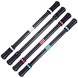 LurcarLE 8 Stück Spinning Pen, Drehen Pen Rolling Pen Rotierend Drehen Stift Gaming Stift rutschfest Beschichtete Kugelschreiber Stress Lösen des Gehirns Training Spielzeug Rotationsstift (4 Stück)