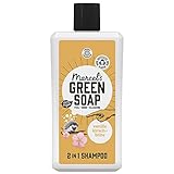 Marcel's Green Soap 2-in-1 Shampoo 500 ml - Vanille & Kirschblüte - Pflanzenbasiert - Umweltfreundlich - Recycelte Flaschen - Veg