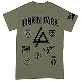 Linkin Park Patches offiziell Männer T-Shirt Herren (Small)