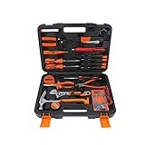 XIANGE100-SHOP Werkzeugset Universal 21 Haushaltshandwerkzeuge Telekommunikation Reparatur Kit Toolbox Elektrische Hardware-Kit mit Aufbewahrungsbox Werkstatt Werkzeug