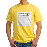 CafePress T-Shirt „Too Weird“, 100 % Baumwolle Gr. M, gelb