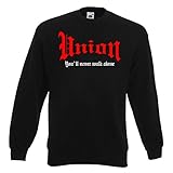 Union Herren Sweatshirt You`ll Never Walk Alone Schwarz XXL