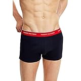 Tommy Hilfiger Herren 3p Wb Trunk Unterwäsche, Wüstenhimmel/Terrain/Primärrot, SM