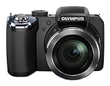 Olympus SP-820 Digitalkamera (14 Megapixel, 40-Fach Opt. Zoom, 7,6 cm (3 Zoll) LCD-Display) inkl. Batterien schw