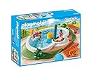 PLAYMOBIL Family Fun 9422 Swimmingpool mit Pump-Dusche, Ab 4 J