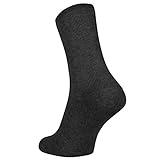 MoserMed Diabetiker-Socken | ohne Gummi | extrem dehnbar | bis 66 cm Knöchelumfang | bei geschwollenem Knöchel, Gips, Verbandsocke (XXL = Schuhgröße 44-47, schwarz)