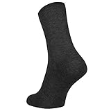 MoserMed Diabetiker-Socken | ohne Gummi | extrem dehnbar | bis 66 cm Knöchelumfang | bei geschwollenem Knöchel, Gips, Verbandsocke (L = Schuhgröße 37-39, schwarz)