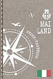 Mailand Reisetagebuch: Reise Tagebuch zum Selberschreiben, ca. A5 - Journal Dotted Punkteraster, Bucket List für Urlaub, Ferien, Auslandsjahr, Au Pair, Auswanderer - Notizbuch Dot Grid punk
