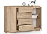 Kommode, viel Stauraum, Schrank, Flur, Badezimmerschrank, Kommode, Multifunktionsschrank. Abmessungen: 138 x 99 x 40