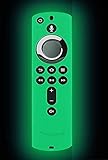 Ducomi Schutzhülle mit Fernbedienung für Fire TV Stick 4K/Fire TV (3. Generation) Schutzhülle kompatibel mit Fernbedienung Alexa der zweiten Generation - Schutzhülle aus Silikon (Neon Yellow)